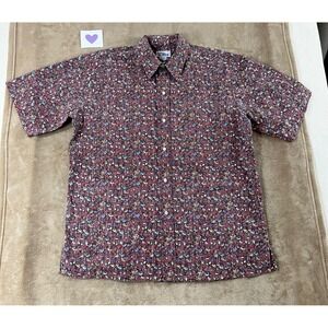Vintage Reyn Spooner AOP Hawaiian Shirt XL Mens Short Sleeve Button Up EUC